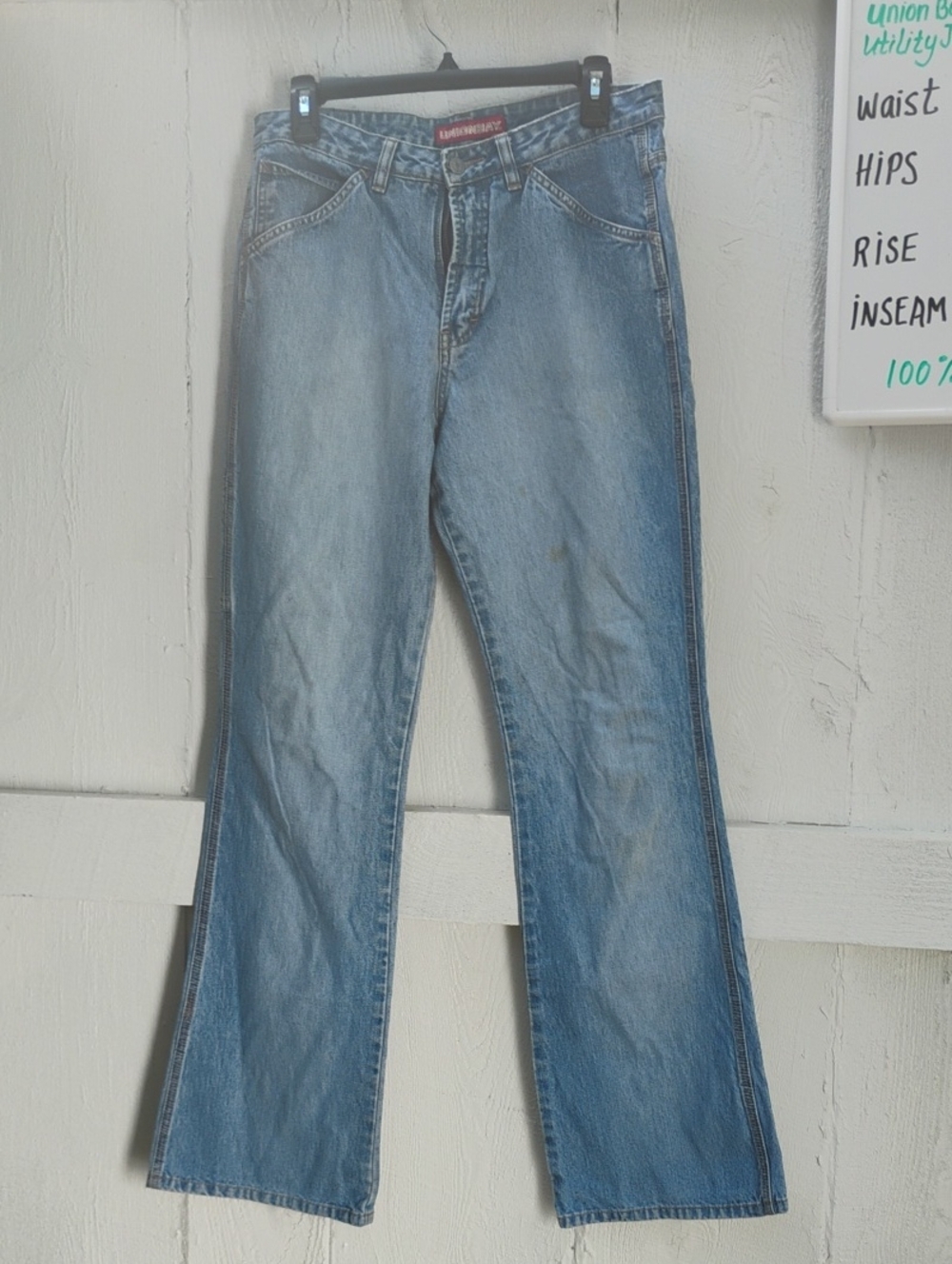 UNIONBAY Utility pocket jeans, 11,  Faded Light Blue Flare Jeans